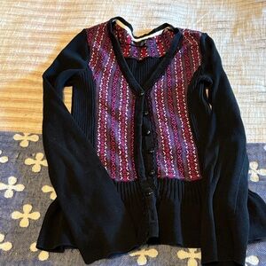 Tommy Peplum Cardigan - size small